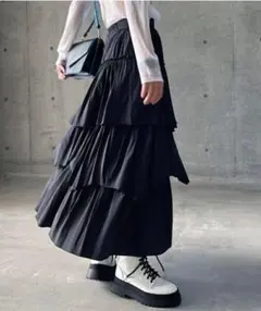 PAGEBOY フリルティアードスカートF