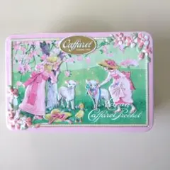 Caffarel カファレル　花柄デザインチョコレート 空き缶