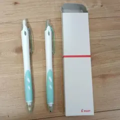 PILOT ボールペン 、シャープペンシル2本セット ホワイト・ミント