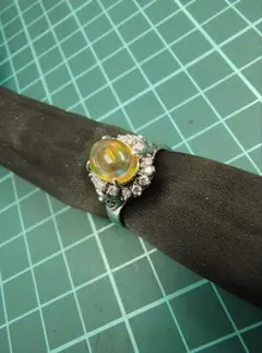 濃橙赤遊色メキシコファイアオパールリング 4.81ct - メルカリ