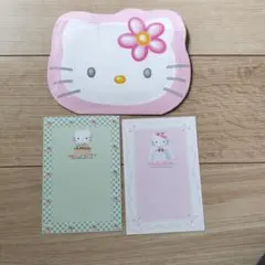 ハローキティ プリティーシリーズ　ポストカード　2枚　平成　レトロ