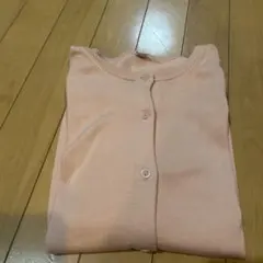 ユニクロ　Lサイズ ピンク 長袖カーディガン