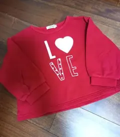 SLAP SLIP レッド トレーナー 100cm