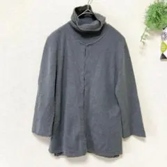 【エヴー】 アンサンブルニット M カーディガン 2点セット グレー 上品