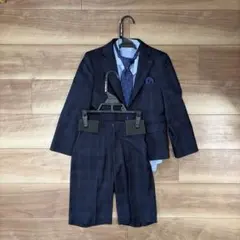 キッズ フォーマルスーツ 120cm ネイビー
