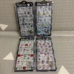 スヌーピー チュルキラ　ボンボンドロップシール 4枚コンプセット