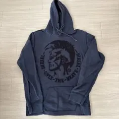 DIESEL プリントパーカー Lサイズ ダークグレー