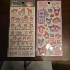マイメロ 平成ハッピーフォン 4サイズステッカー