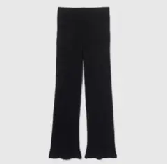 searoom lynn ヘムカットリブストレートパンツ　M