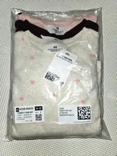 【新品未使用】H&M 長袖カットソー3枚組 100/105