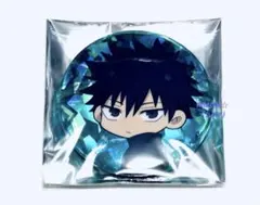 呪術廻戦 伏黒恵 ジャンフェス キャラアニ きらきら缶バッジ ふりかえり