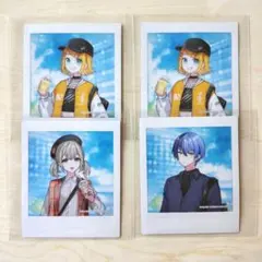 【匿名配送】プロセカ クリエイターズフェスタ チェキ 4枚セット