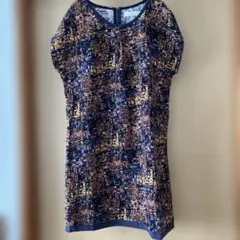 フレンチスリーブ　チュニック　ワンピース