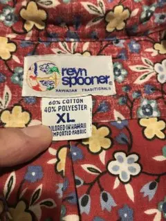 reyn spooner アロハシャツ 花柄 レッド XLのサムネイル