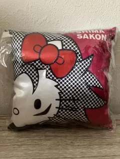 未使用サンリオ　ハローキティ　戦国無双コラボ　ミニクッション　左近