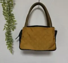 美品　ラシット キューブ バッグ ハンドバッグ スクエア