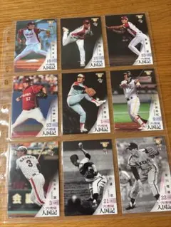 BBM プロ野球人国記 トレーディングカードパリーグ 9장 세트