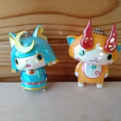 妖怪ウォッチ　ぷらぷらキーホルダー　ブシニャン　ジバコマ　セット
