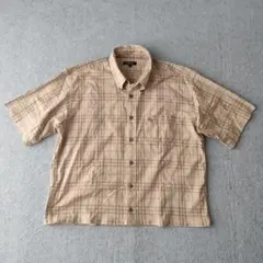 バーバリー チェック シャツ 短丈 ボックスシルエット　b