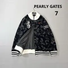 パーリーゲイツ　ドライバーズニット　カモフラ　3L 大きいサイズ　ブルゾン