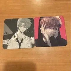 希少 ACCA13区監察課 BADON コラボカフェ 大阪限定 コースター 2種
