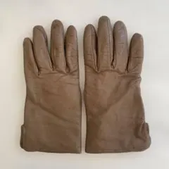 イタリア製　Caridei レディース　レザーグローブ　ブラウン　革手袋