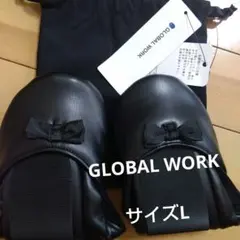 GLOBAL WORK折り畳みシューズサイズL 折り畳みスリッパ 携帯用スリッパ