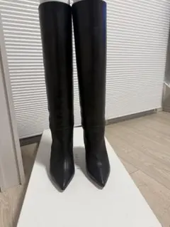 BALENCIAGA ブラックブーツ ポインテッドトゥ BALENCIAGA ポインテッドトゥ アンクルブーツ ブラック 40 - メルカリ