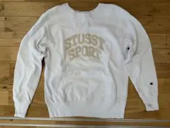 限定コラボ Stussy × Champion スウェット トレーナー Mサイズのサムネイル
