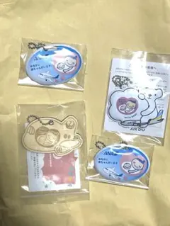 専用エア・ドゥ JAL ANA×2マタニティマーク 4個セット 新品　航空会社