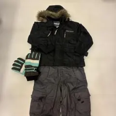 値下げ‼︎COUNTRY HOUSE スキーウェア グレー120サイズ