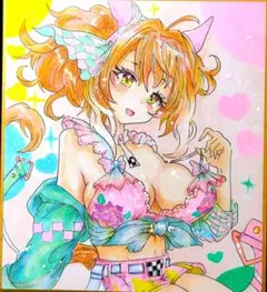 ウマ娘 ファンアート ダンツフレーム 原画色紙 | Mercari