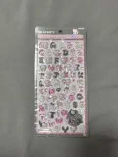 正規品 ハローキティ ボンボンドロップシール もじ クール