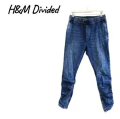 エイチアンドエム デニムジョガーパンツ 裾ファスナー メンズ W34 ジーンズ