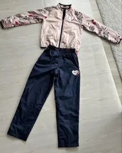 puma⭐︎ピンクジャケット ネイビーパンツ ジャージセット 140cm