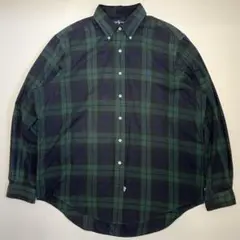 90’s XL Ralph Lauren ブラックウォッチ BDシャツ