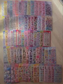 ボンボンドロップシール おはじきシール もちもちシール 約100点セット