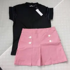 ジャックバニーゴルフ新品未使用モックネック＆スカート　セットアップ