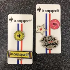 le coq sportif ゴルフマーカー男女2点セット