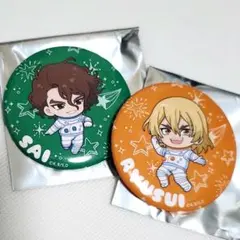 Dr.STONE×TeNQ　缶バッジ　龍水　sai