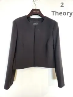 ショートジャケット ノーカラージャケット