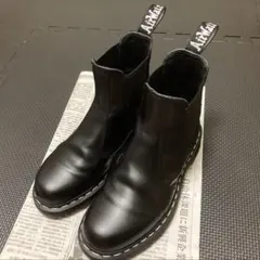 Dr. Martens サイドゴアブーツ　チェルシーブーツ　ホワイトステッチ