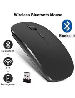 【新品未使用】ワイヤレスマウスBluetooth+USB