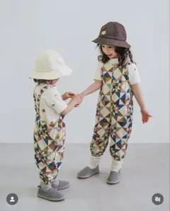 nicoパッチワークロンパース