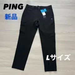 新品　PING ピン　パンツ　ストレッチ　接触冷感　春夏　ブラック　Lサイズのサムネイル