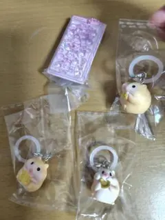 ボンドロチャーム　マイメロディ ハムスター キーホルダー の4点セット