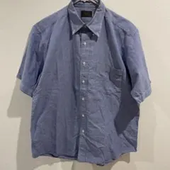 CHAPS RALPH LAUREN 半袖シャツ 青