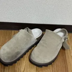 EARLE × Safari Lounge 別注 スウェードサンダル グレージュ