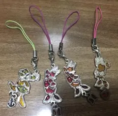 ドリンクおまけ　ディズニーストラップ(ミニー、ドナルド、デイジー)まとめ売り