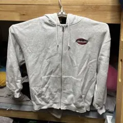 SANTA CRUZ ジップアップパーカー グレー XL